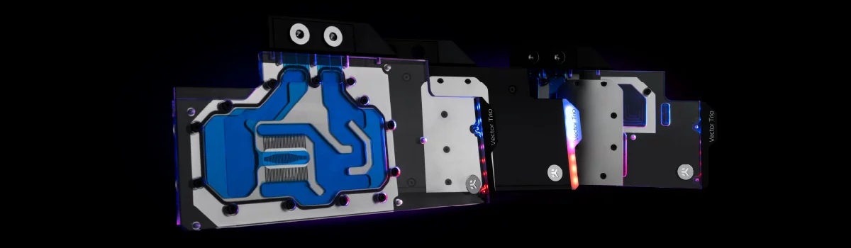 EK-Quantum Vector Trio RTX 2080 Ti D-RGB для разогнанных видеокарт MSI EK-Quantum Vector Trio RTX 2080 Ti D-RGB для разогнанных видеокарт MSI