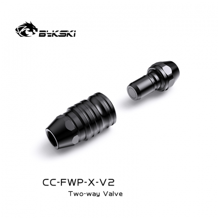 Быстросъемный фитинг Bykski CC-FWP-X-V2 Black