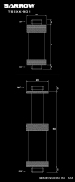 Прямой фитинг Barrow TSSXK-B01 Black