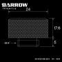 Фитинг Barrow TFYKN-T16 Matt Silver