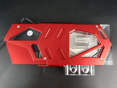 Водоблок Bykski FOUR FR-N-AS1080TISTRIX Red