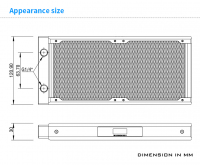 Радиатор Barrowch FBCFRX-240P Silver