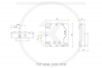 Резервуар с топом EK-Quantum Kinetic FLT 120 D5/DDC Body D-RGB - Plexi