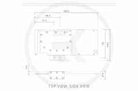 Активный бэкплейт EK-Quantum Vector FTW3 RTX 3080/3090 Active Backplate D-RGB - Plexi