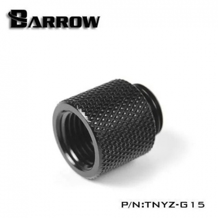 Прямой фитинг Barrow TNYZ-G15 Black